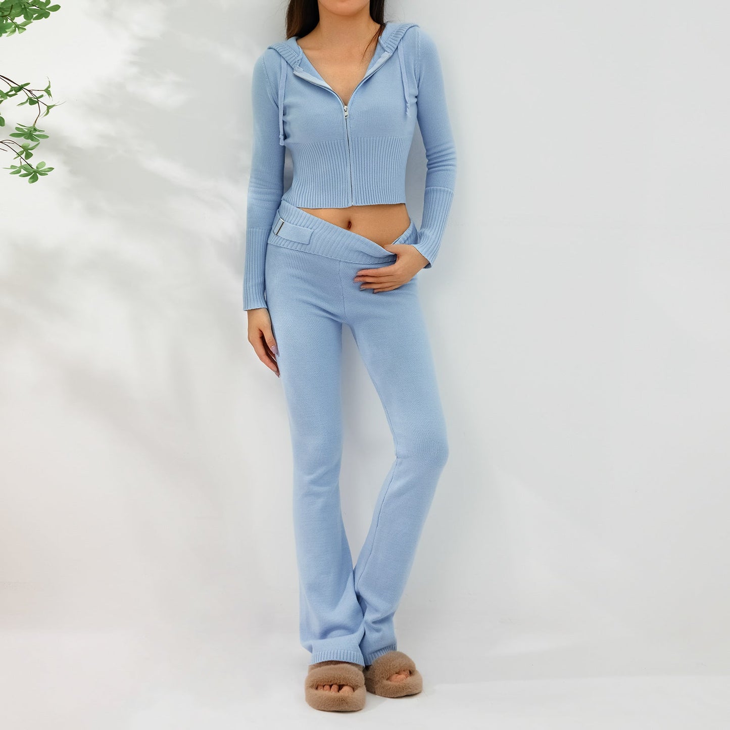 MATIVA | Set with Contrast Stitching