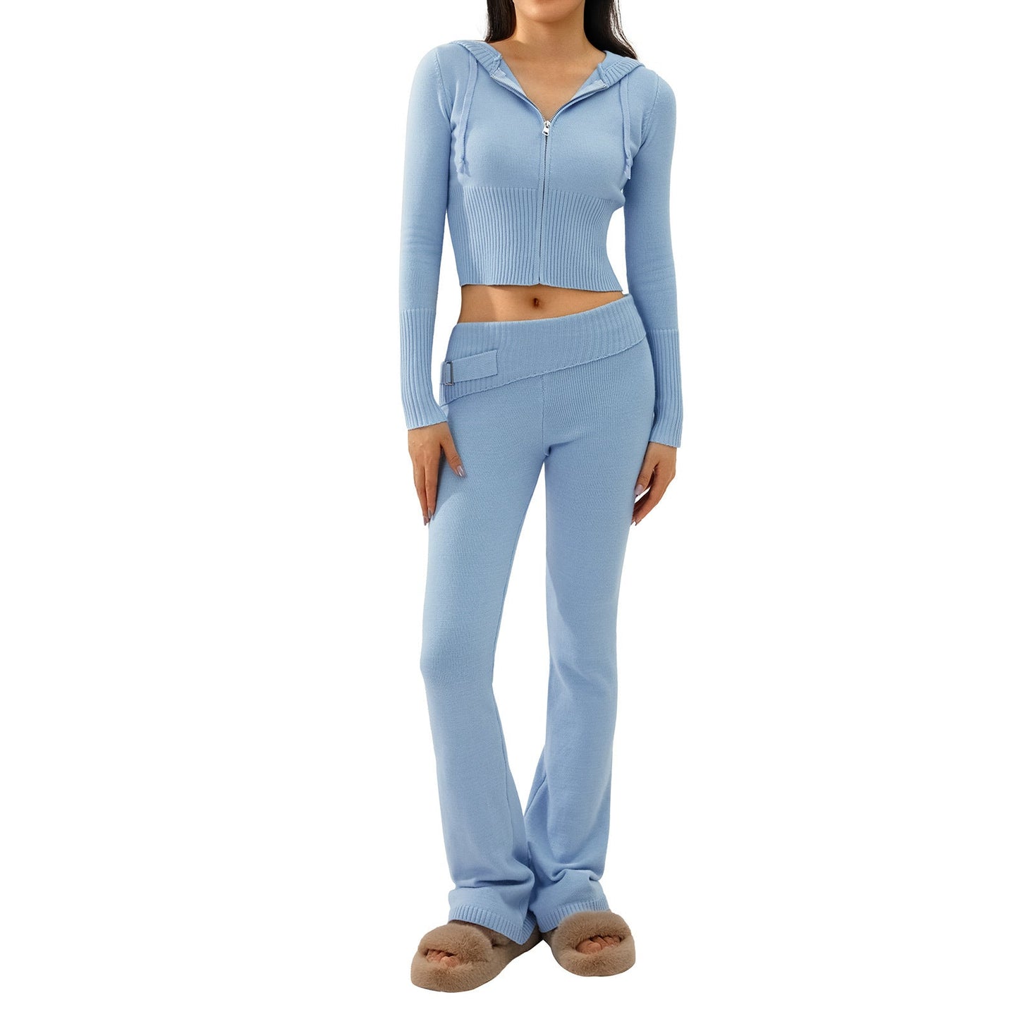 MATIVA | Set with Contrast Stitching